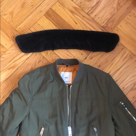 MANGO BOMBER JACKET - Picture 8 of 13